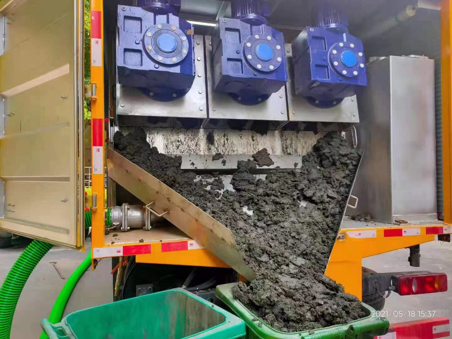 桃山化粪池清掏城市维护站-泥浆净化干湿分离处理